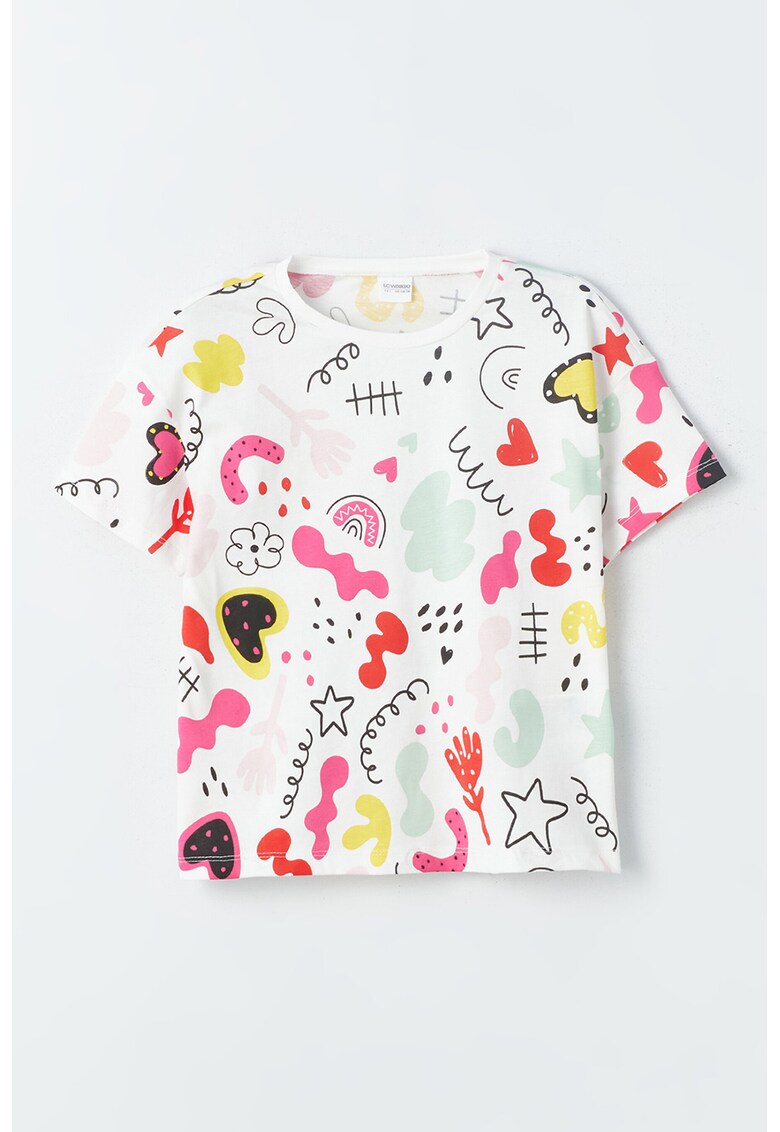 Pijama scurta cu model grafic