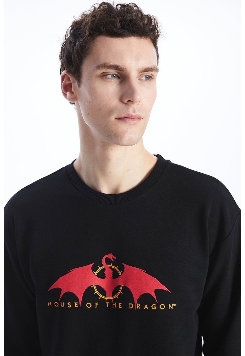 Bluza de trening cu imprimeu grafic