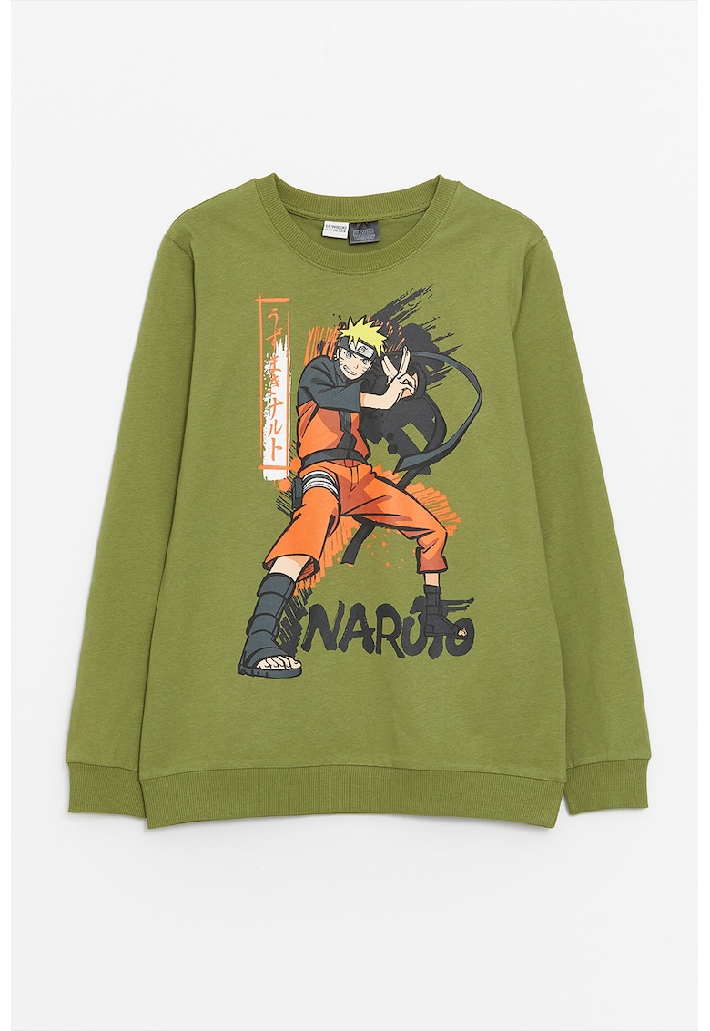 Bluza de trening cu decolteu la baza gatului si naruto