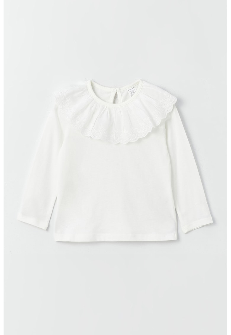Bluza de bumbac cu decupaj