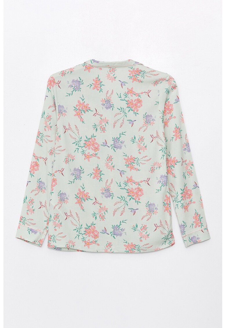 Pijama cu imprimeu floral