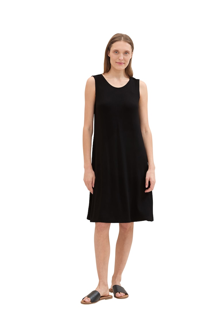 Rochie mini uni cu croiala in A