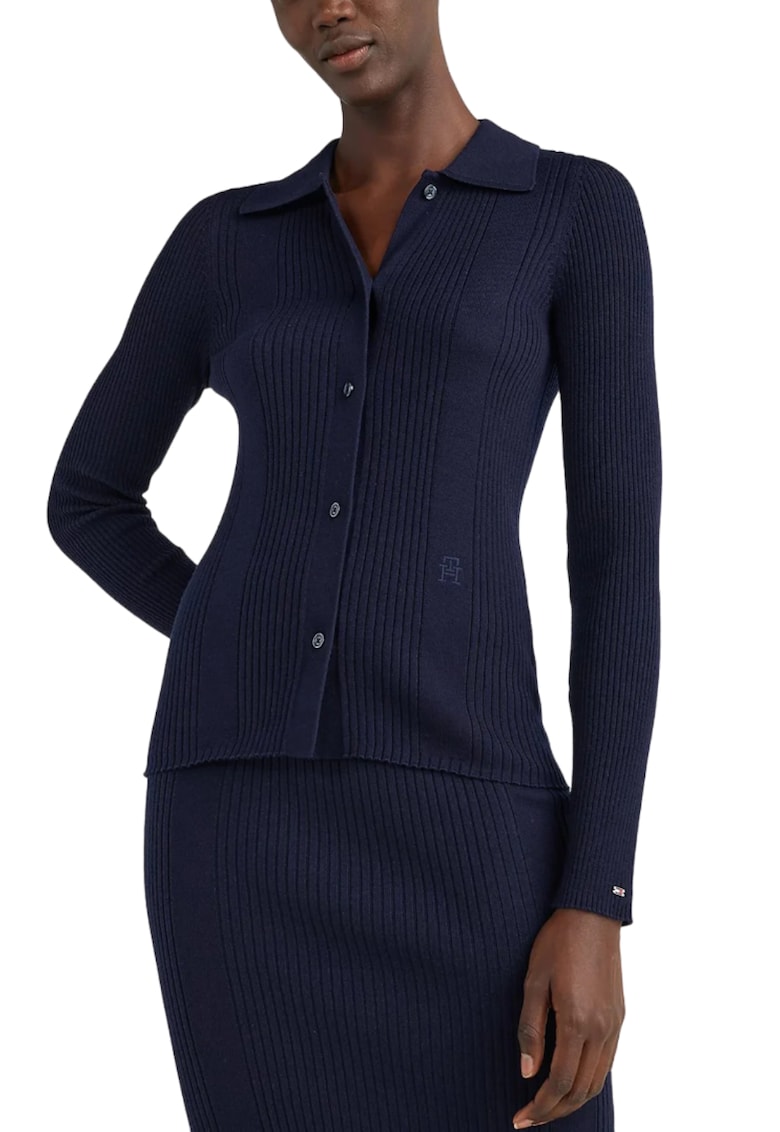 Tommy Hilfiger Pulover dama - Bumbac - Albastru -