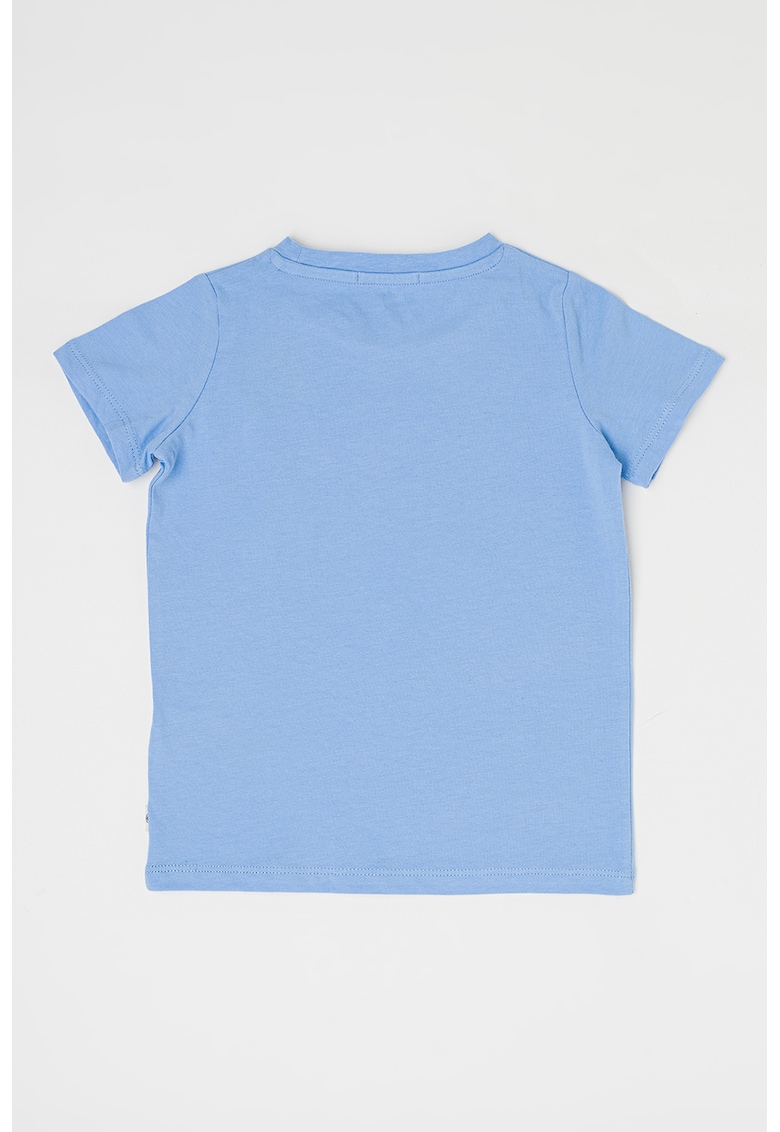 Tricou de bumbac organic cu decolteu la baza gatului
