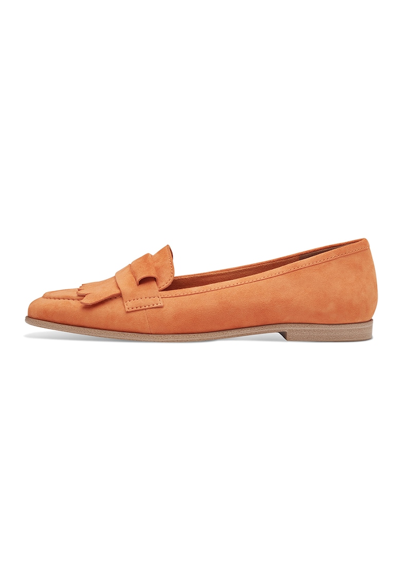 Pantofi loafer de piele intoarsa