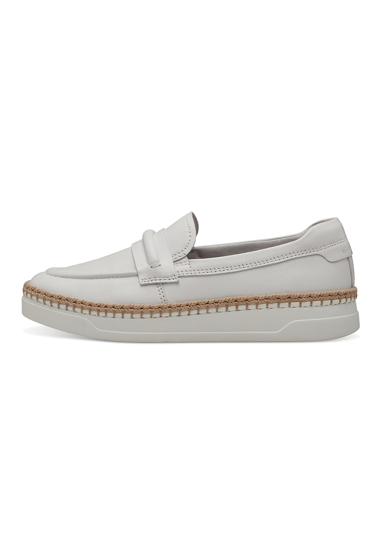 Pantofi loafer uni de piele