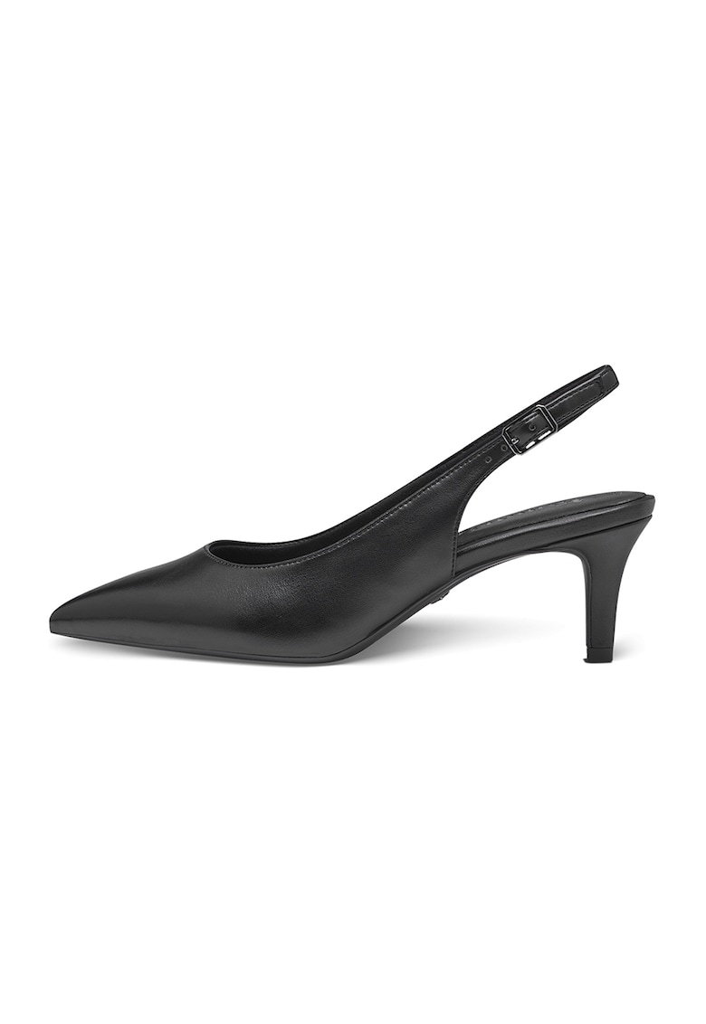 Pantofi slingback de piele ecologica