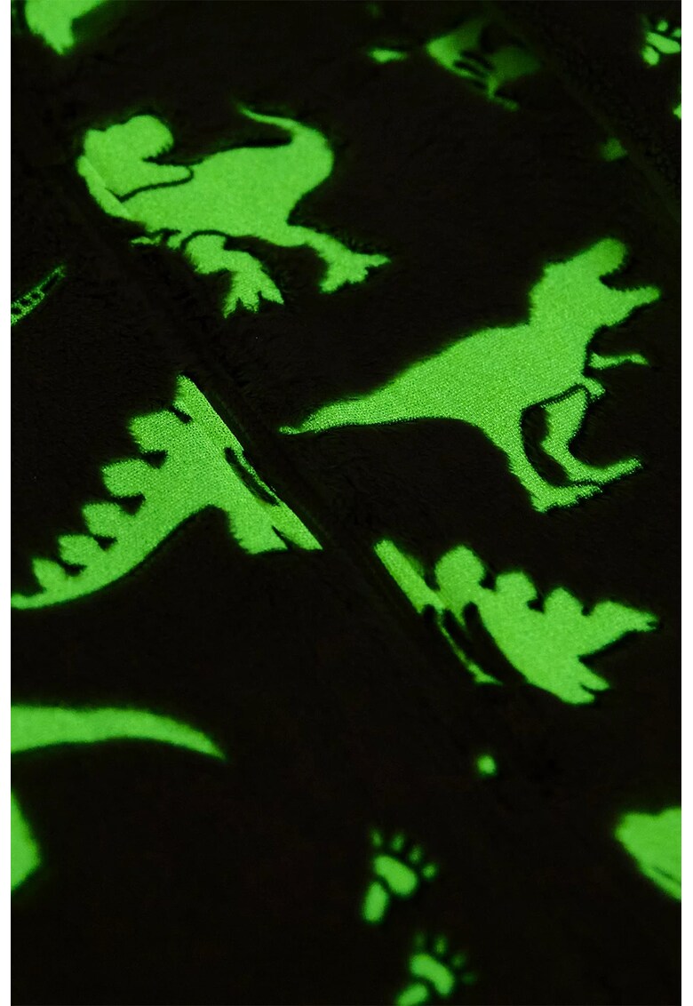 Pijama-salopeta cu gluga - din fleece