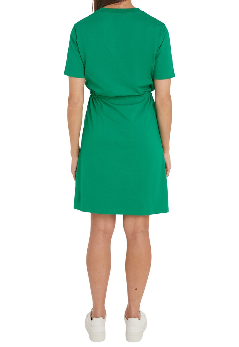 Rochie-tricou de bumbac organic cu snur