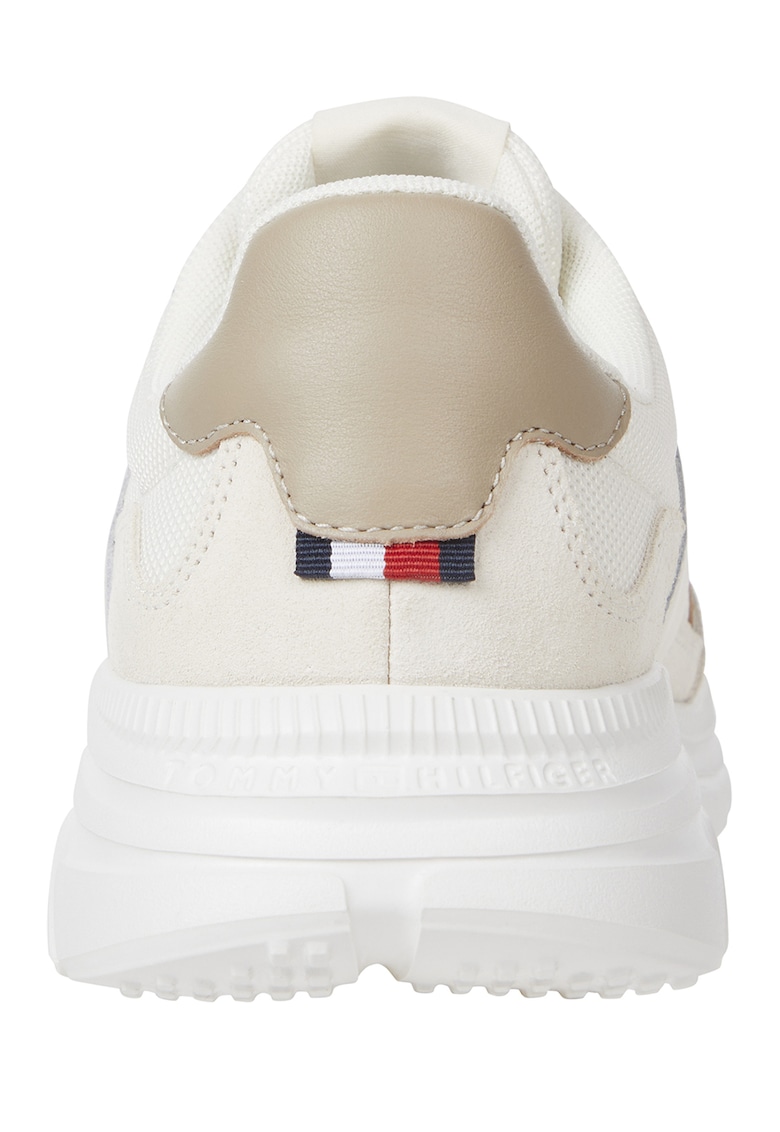 Pantofi sport cu insertii de piele intoarsa