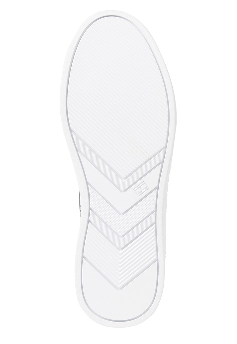 Pantofi sport de piele cu garnituri de piele intoarsa