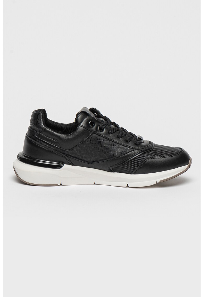 Pantofi sport cu insertii de piele