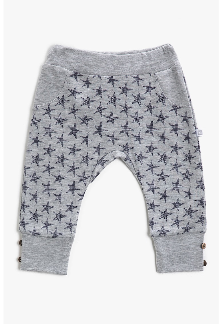 Pantaloni de trening din amestec de bumbac cu stele
