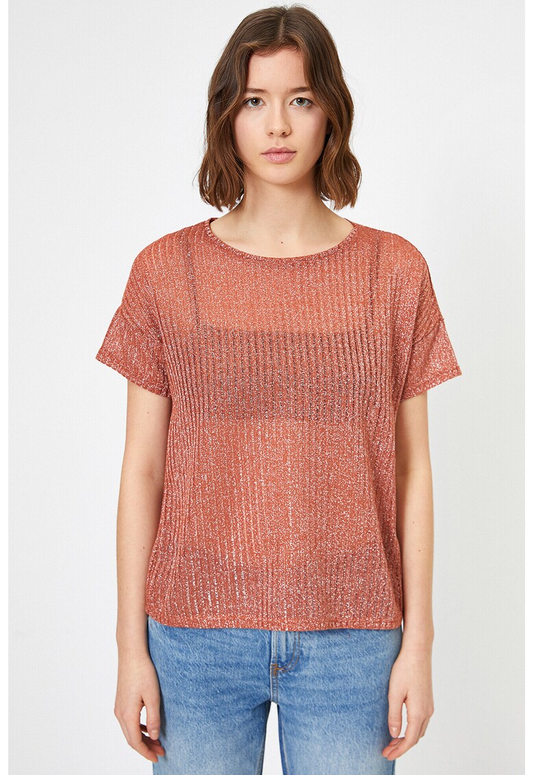 Bluza cu aspect stralucitor