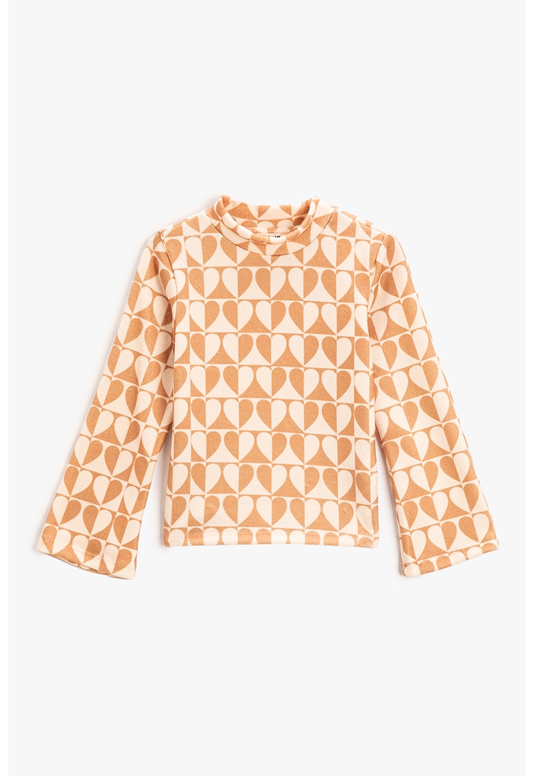 Bluza cu imprimeu cu inimi