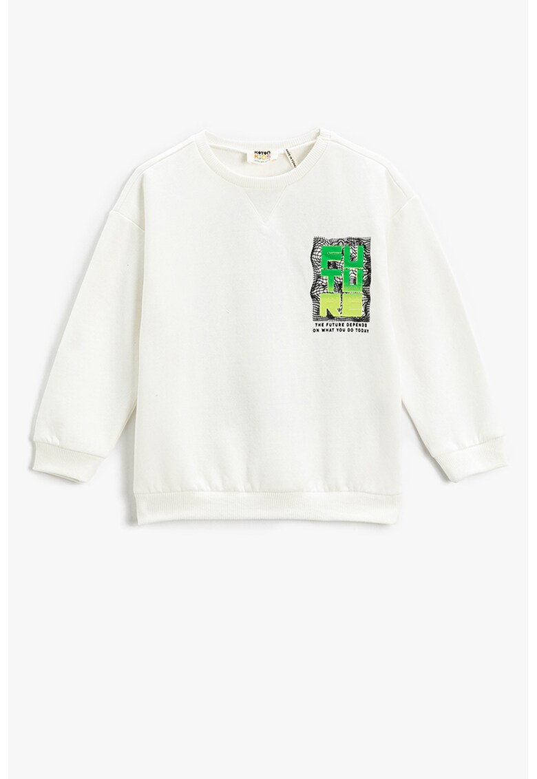 Bluza de trening cu imprimeu pe spate