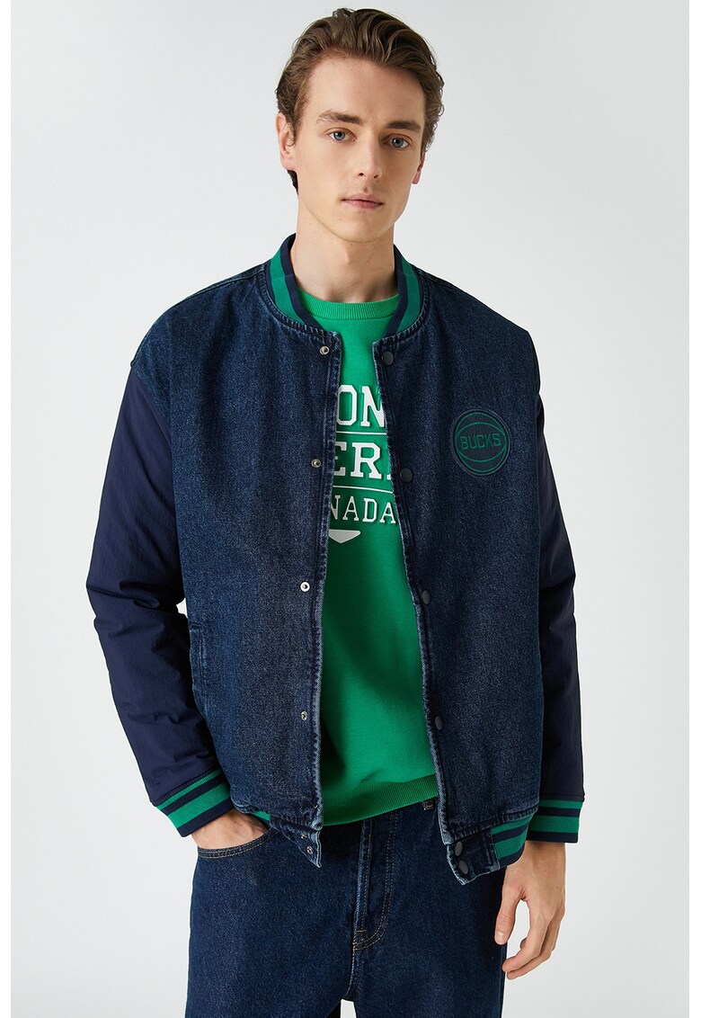 Jacheta bomber de denim