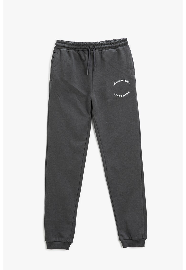 Pantaloni de trening de bumbac cu talie ajustabila
