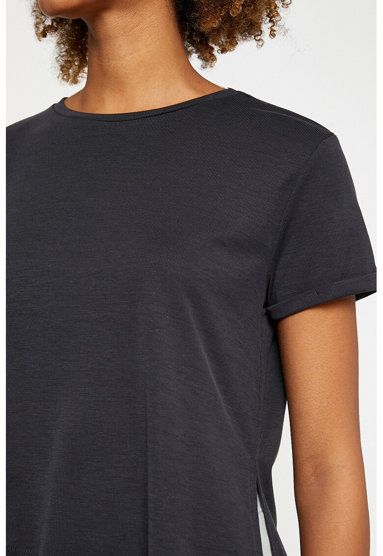 Tricou asimetric din amestec de modal