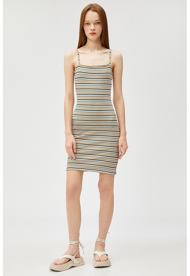 Rochie in dungi fara maneci