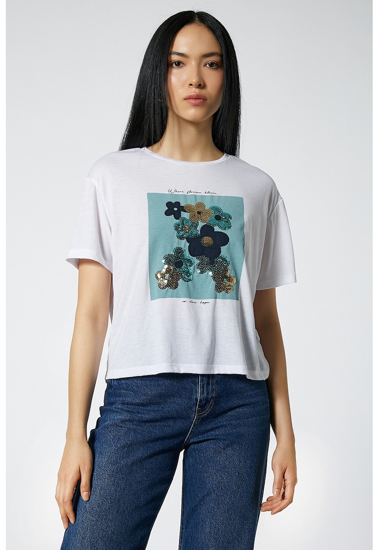 Tricou cu paiete