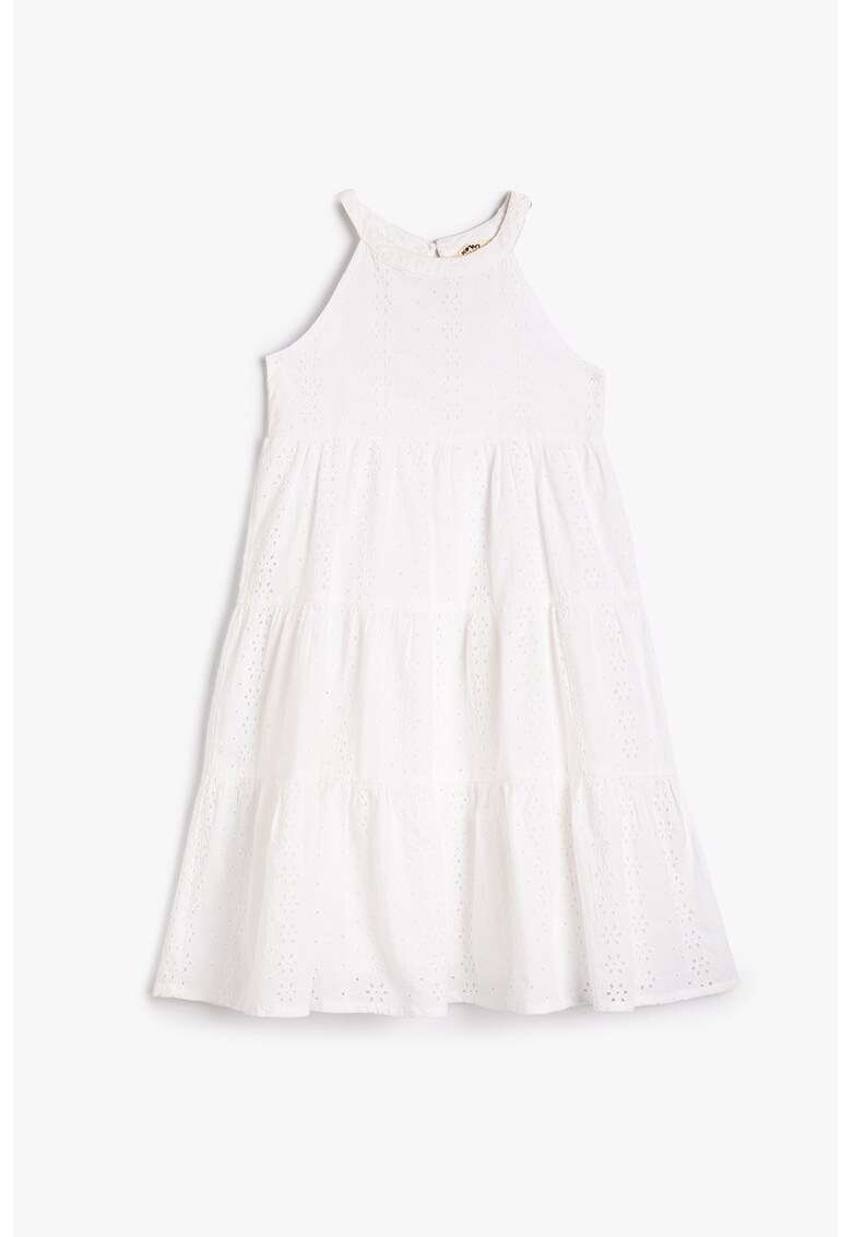 Rochie evazata cu perforatii