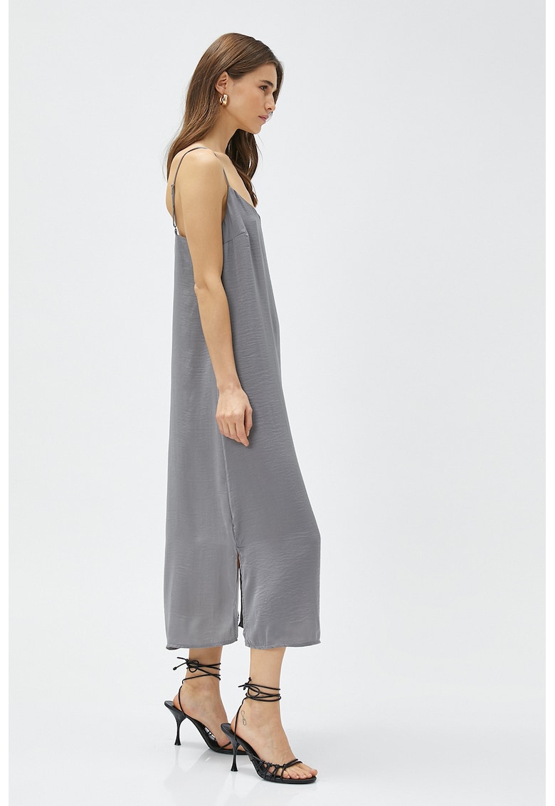 Rochie maxi cu slit lateral