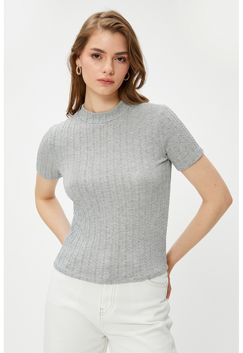 Tricou cu torsade