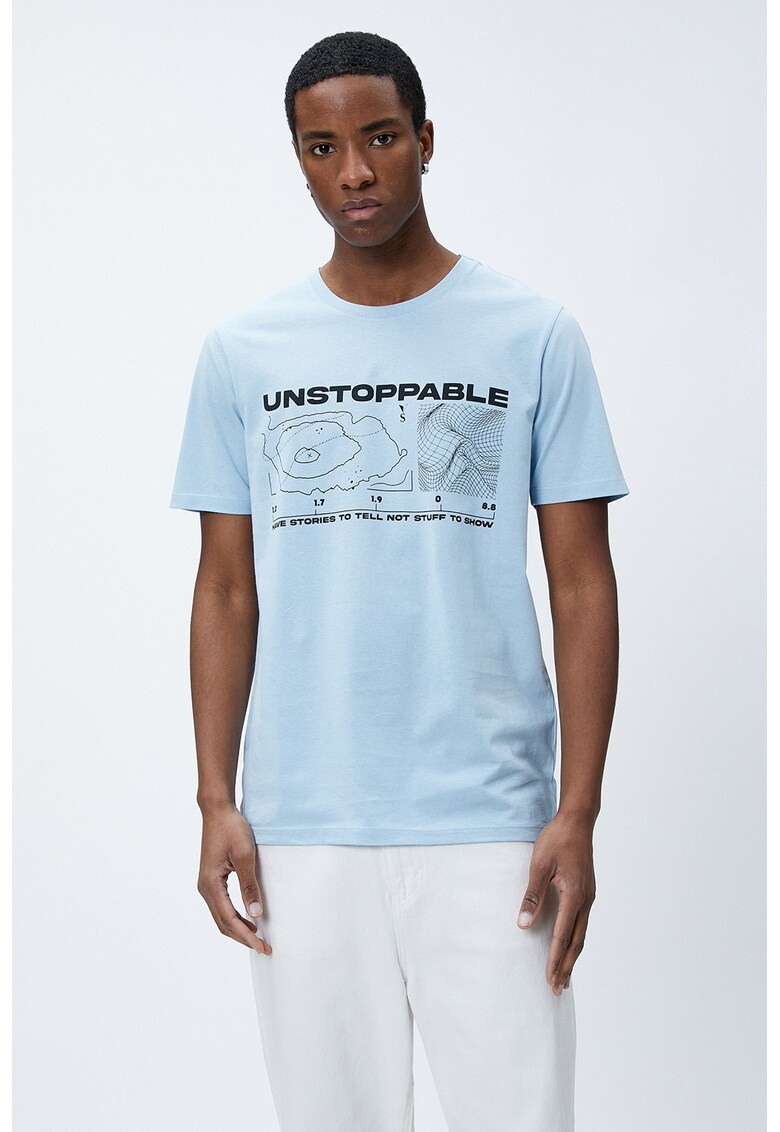 Tricou cu imprimeu pe piept