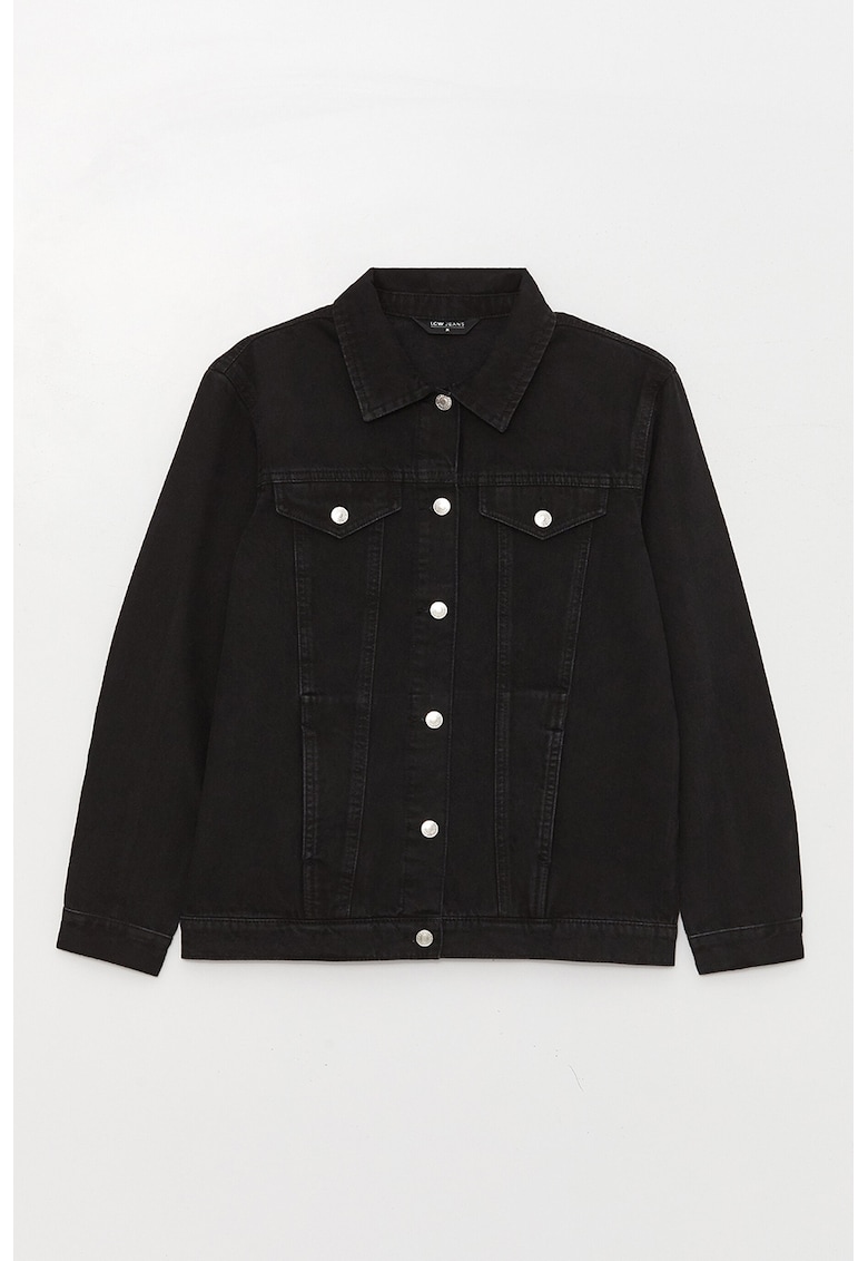 Jacheta relaxed fit de denim