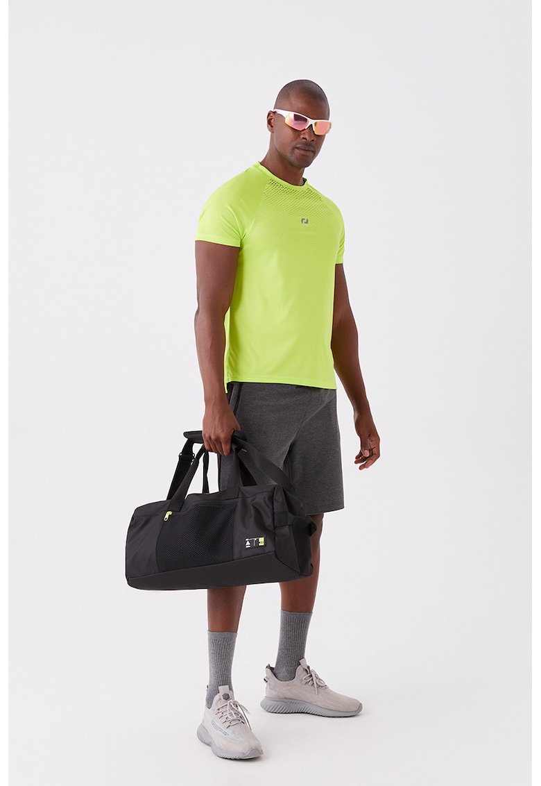 Geanta duffle cu garnituri de plasa