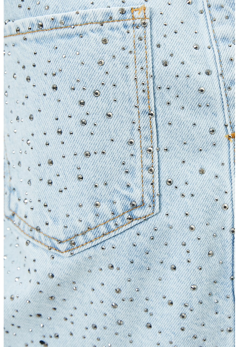 Jacheta crop de denim