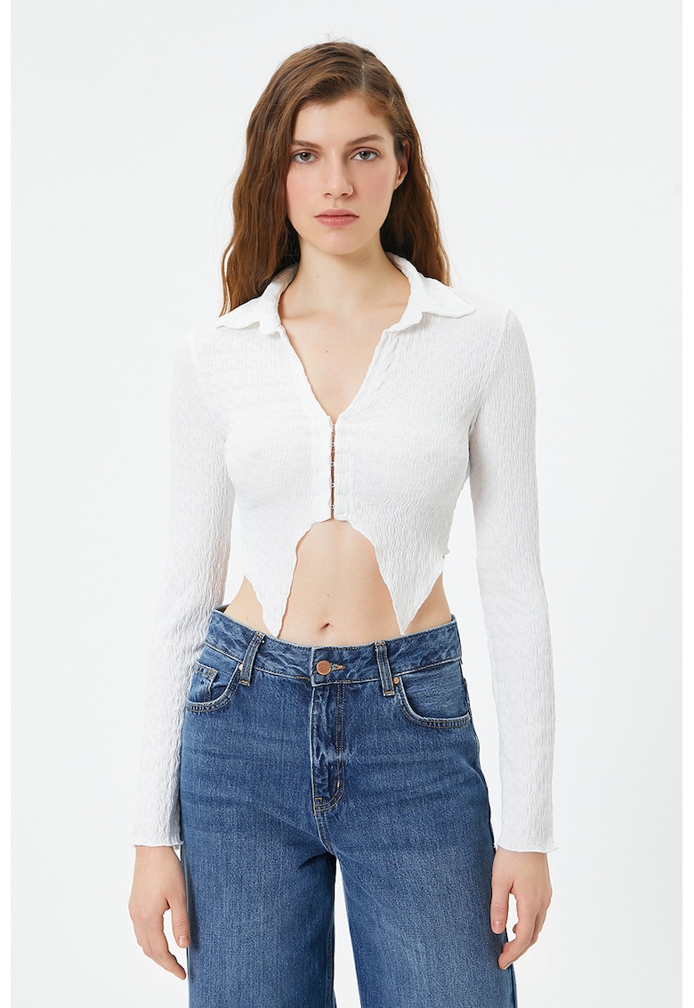 Camasa crop texturata