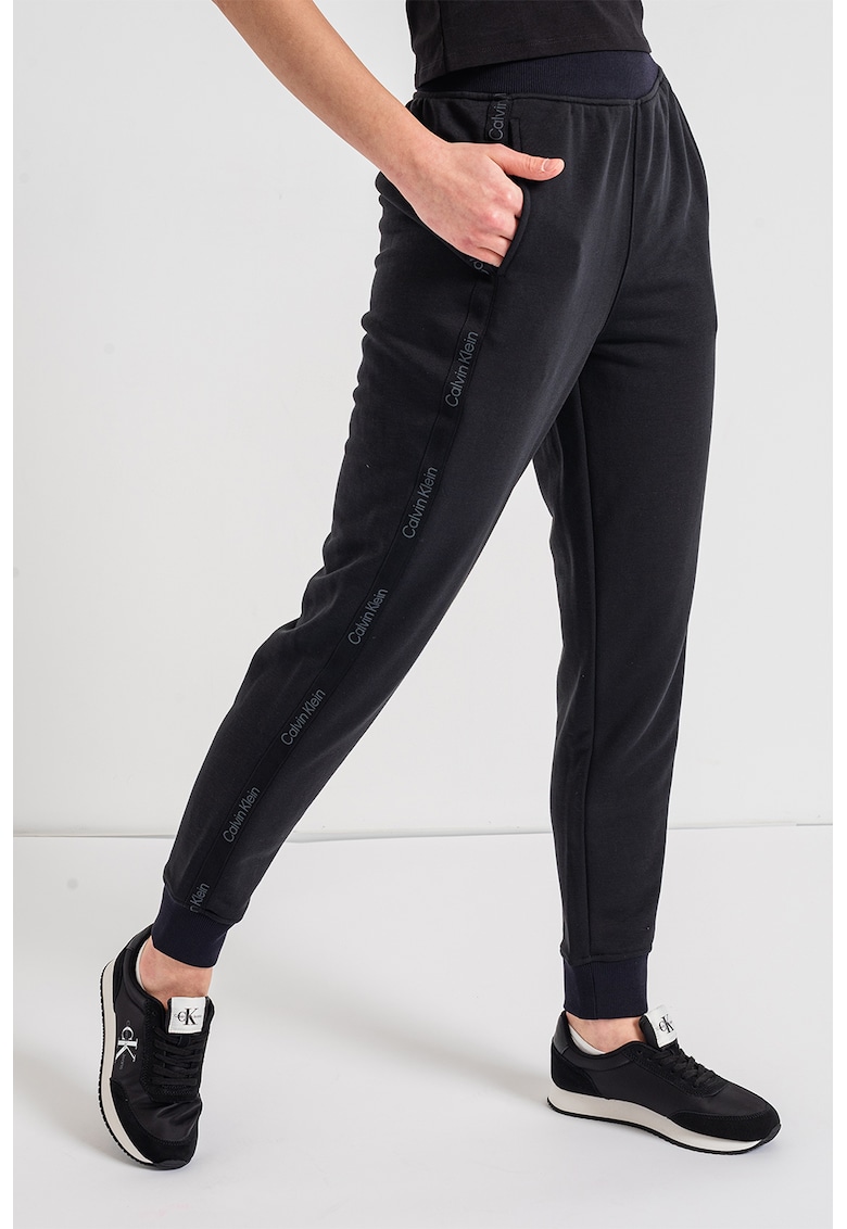 Pantaloni de trening cu benzi logo