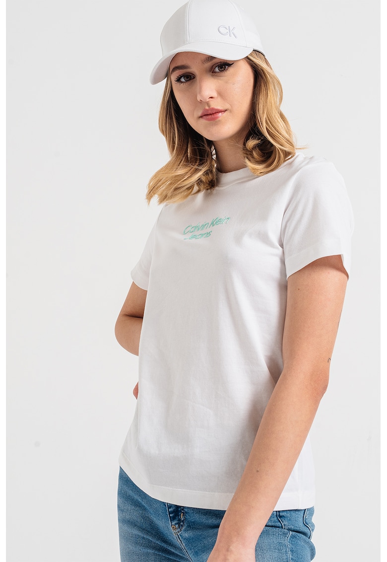 Tricou de bumbac cu logo