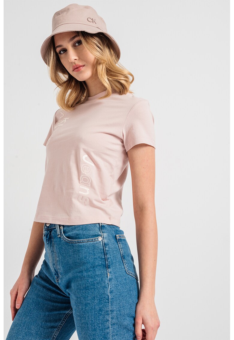 Tricou crop de bumbac