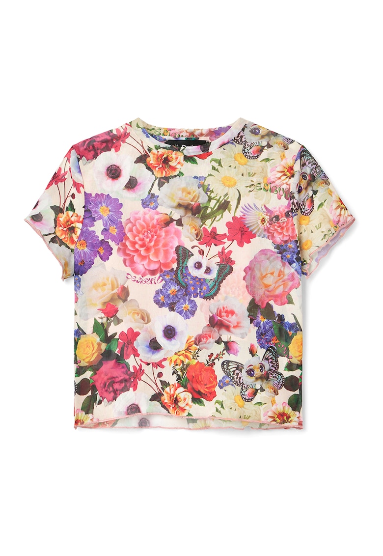 Tricou cu imprimeu floral