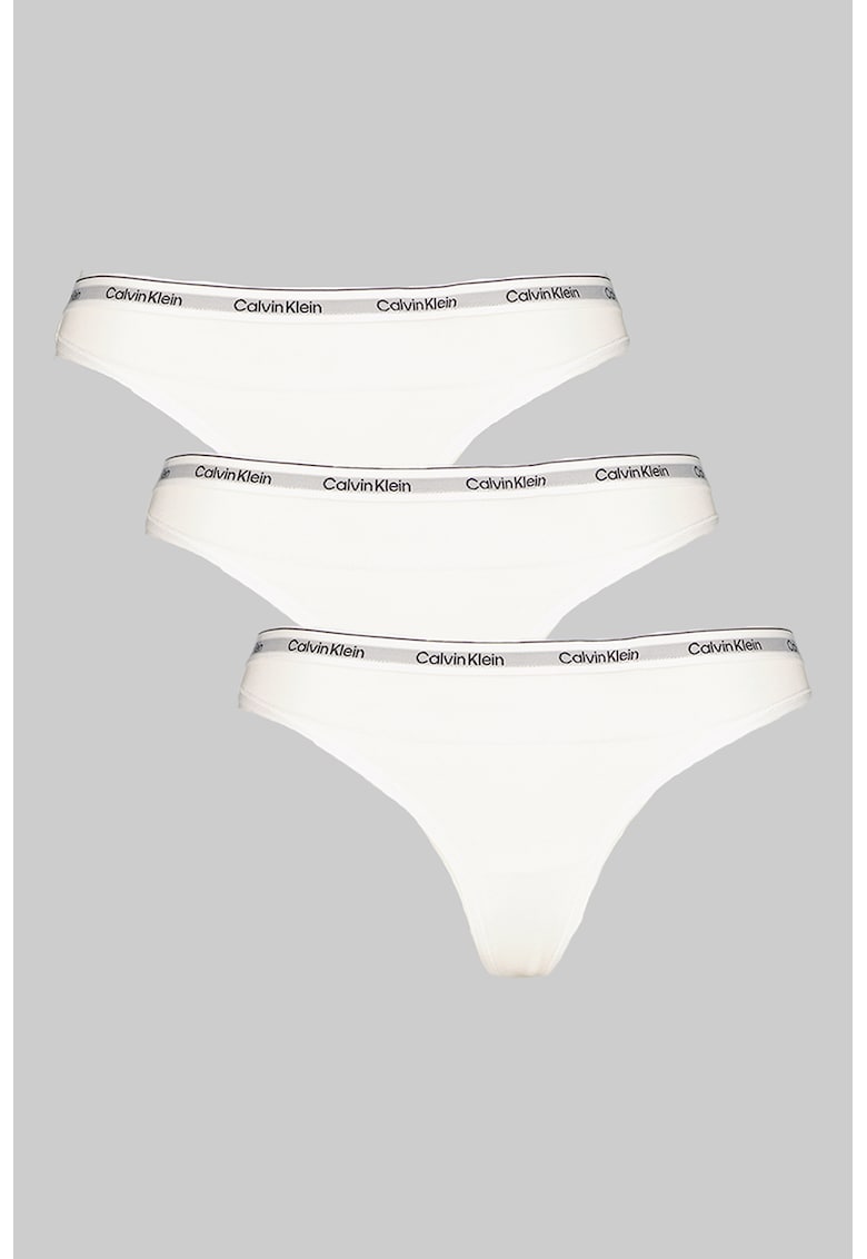 Set de chiloti tanga cu logo - 3 perechi