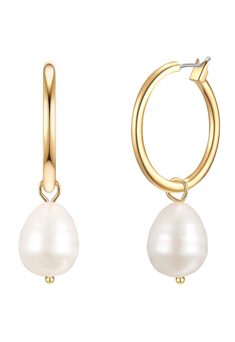 Lulu Jane Обеци тип халки с покритие от 14K злато за Жени Lulu Jane Обеци тип халки с покритие от 14K злато за Жени