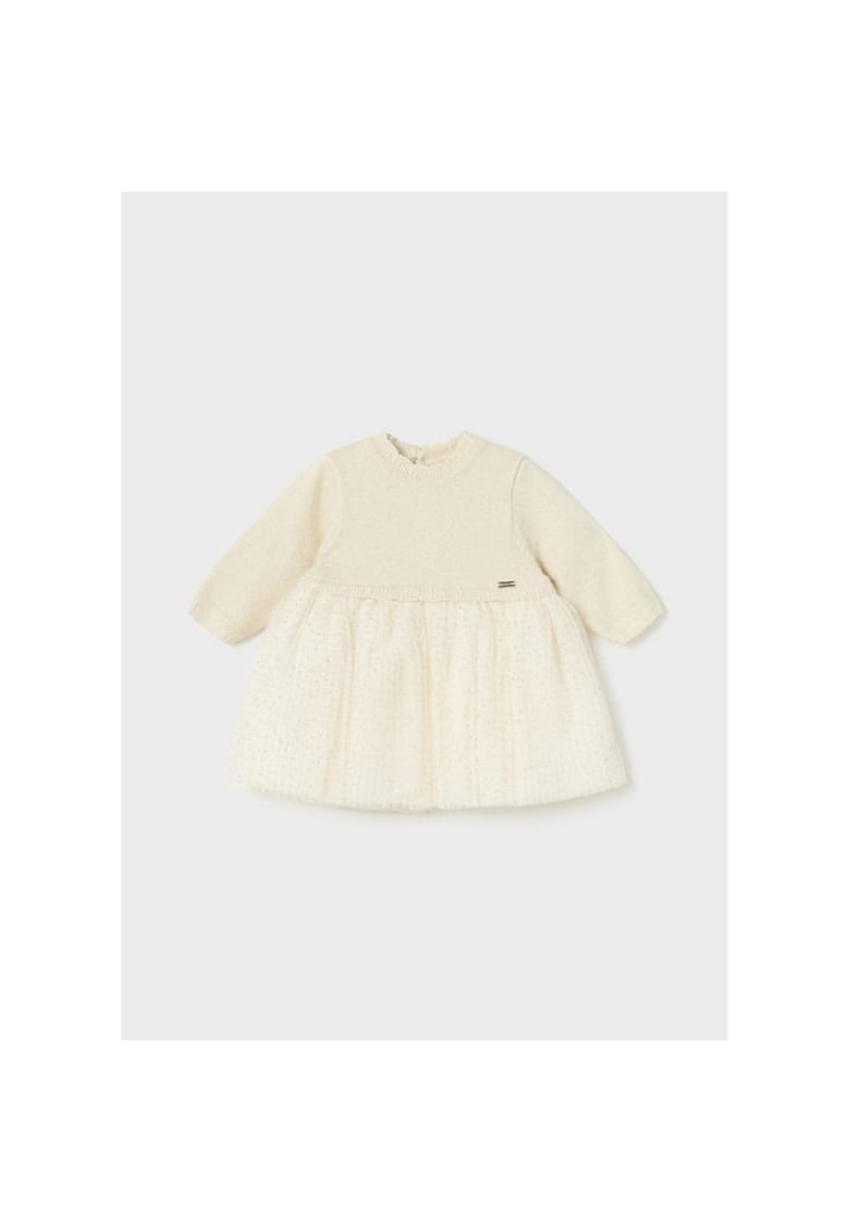 Rochie fetite -  Bumbac/Poliester - Ecru