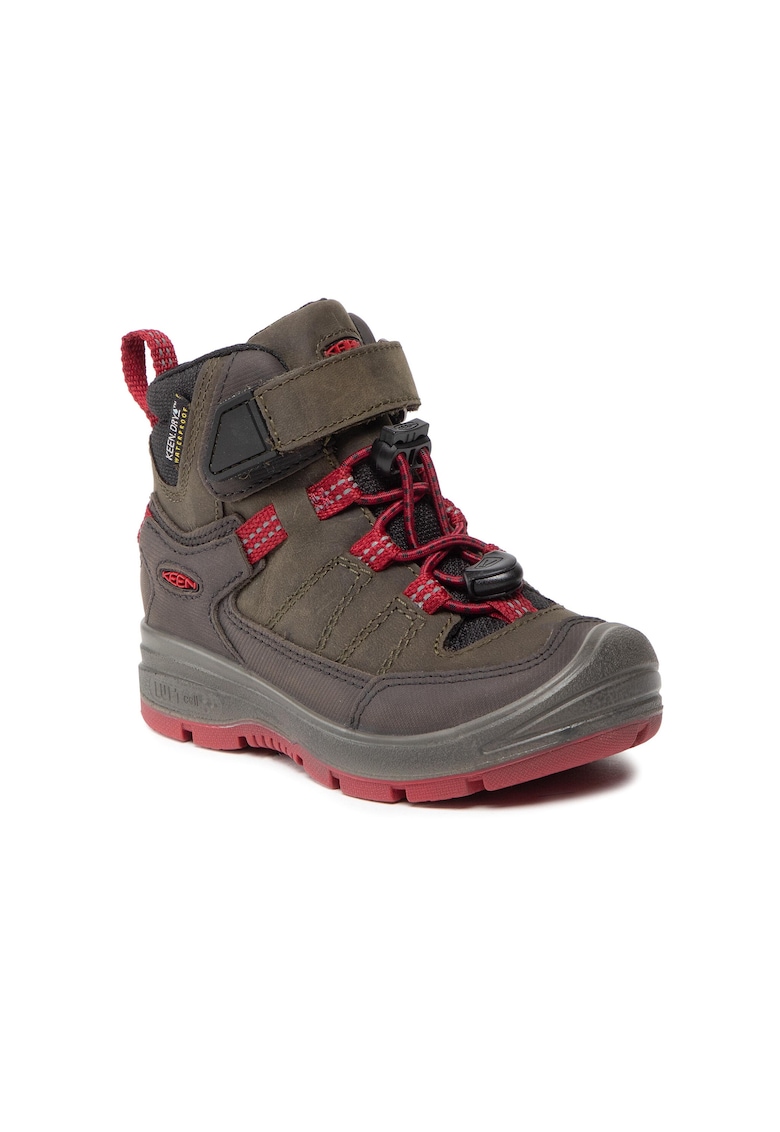 Ghete trekking baieti - 301701316 - Verde - Piele naturala/Piele nabuc