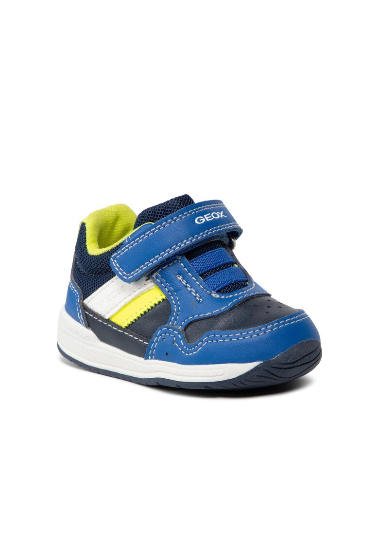 Pantofi sport baieti - 208998338 - Albastru - Piele ecologica -