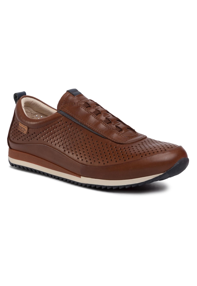 Pantofi sport barbati Piele naturala - Maro