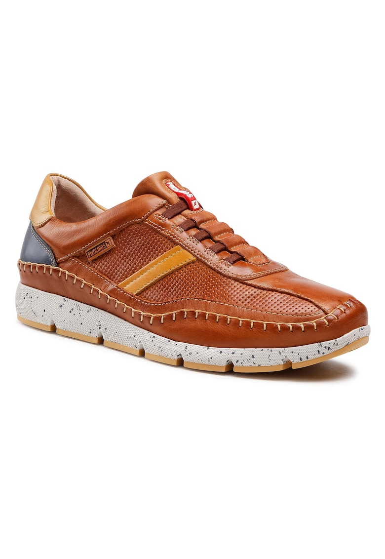 Pantofi sport barbati - 207905467 - Maro - Piele naturala - Maro