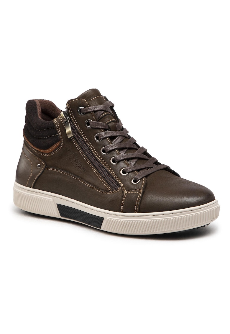 Pantofi sport barbati Piele naturala - Maro