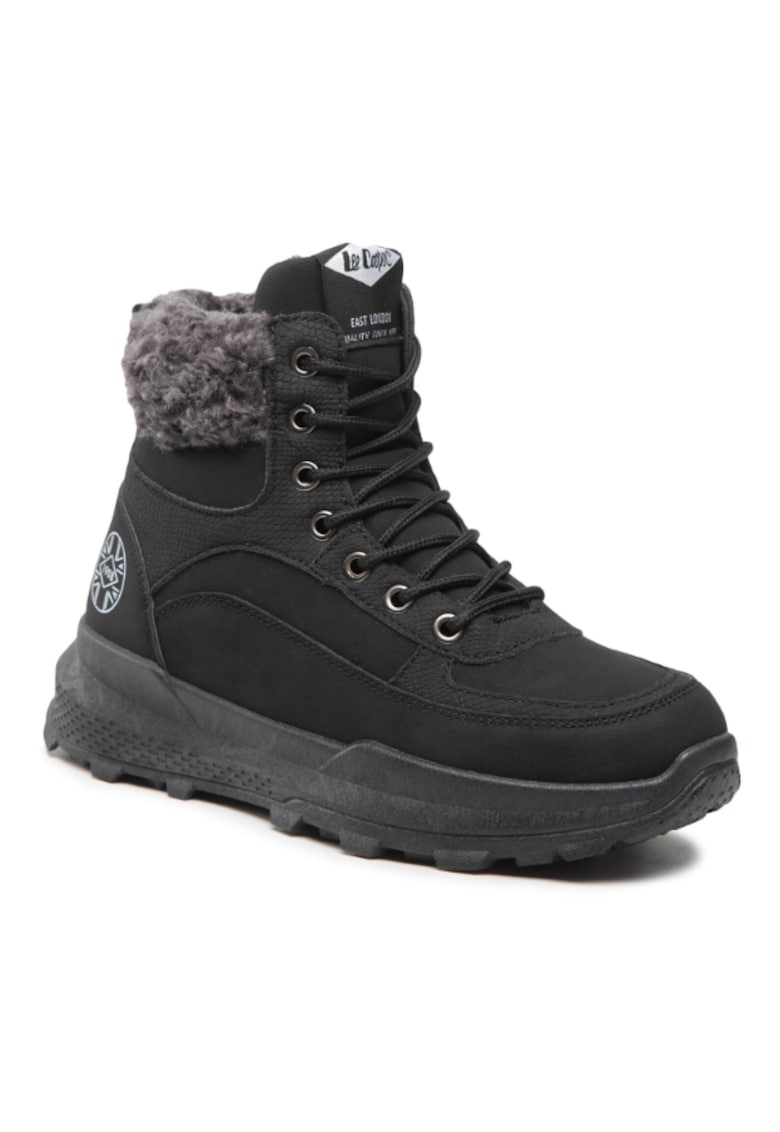 Ghete dama - 301264484 - Negru - Piele ecologica