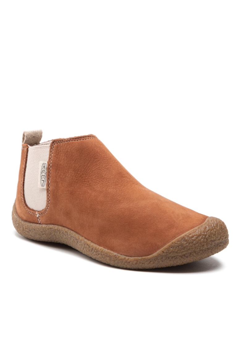 Ghete Chelsea dama -  301702726 - Maro - Piele naturala/Piele nabuc