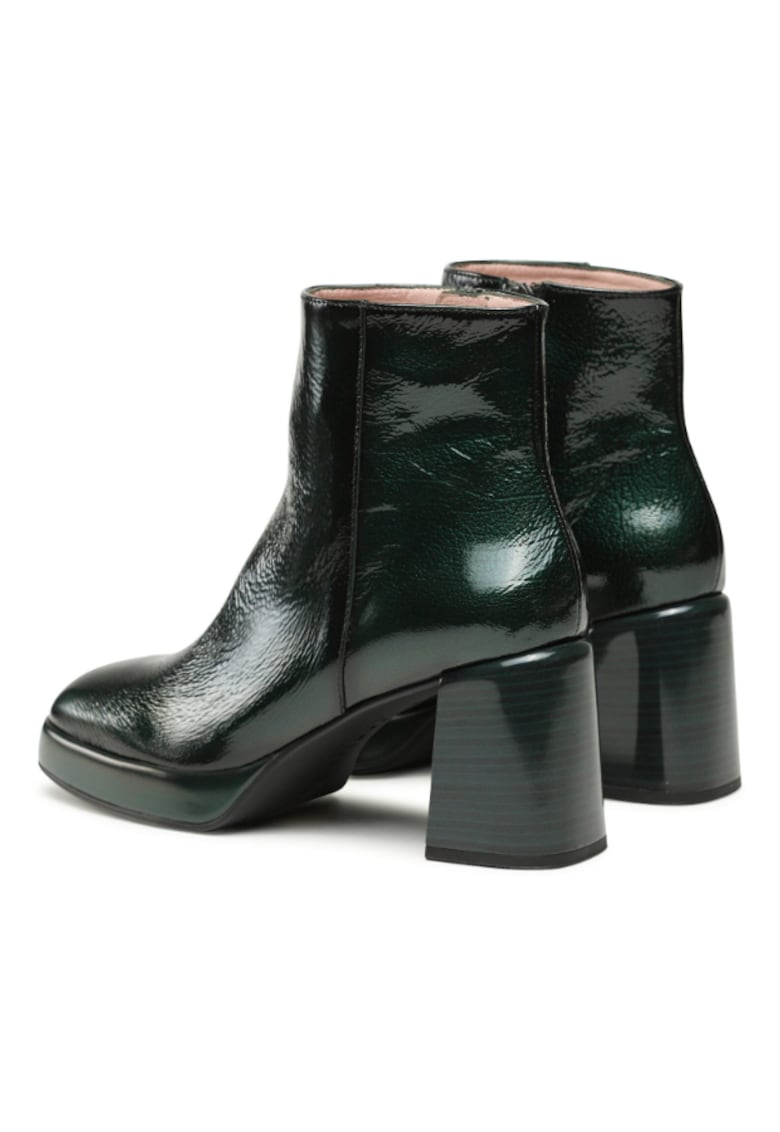 Ghete dama - 303067618 - Verde - Piele lacuita