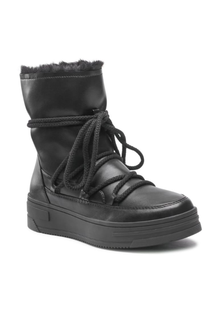 Ghete dama - 5904862248745 - Negru - Piele ecologica - Negru