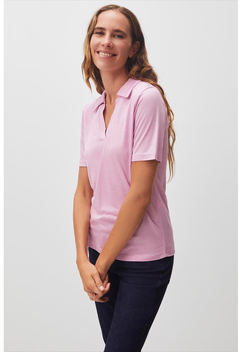 Tricou polo cu model uni